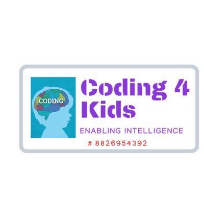 CODING 4 KIDS - Enabling Intelligence. Online Classes for kids Age 8 to 14 for learning Computer Programming with Scratch and Python.