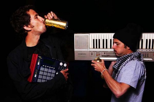 Tallboys are Joshua Andrew Hochwald (J-HAWK) and Gabe (GABE) Pannell. They met as freshman in high school music class and have been kicking it ever since.