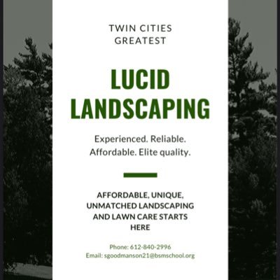 Lucid Landscaping, affordable, high quality, landscaping company in Minneapolis, MN are experts in mulching, sodding, rock removal, and much more...