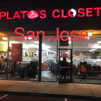 Plato's Closet - San Jose buys and sells brand name, gently-used trendy clothes and accessories for teens and 20s. Our inventory changes every day!