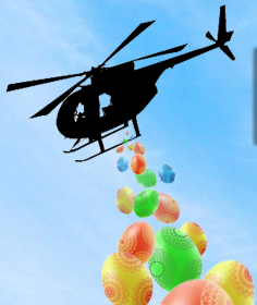 Falling Eggs! On Easter you'll see a helicopter overhead dropping 1,000's of Easter eggs for you and your family! It's going to be epic, spread the word!