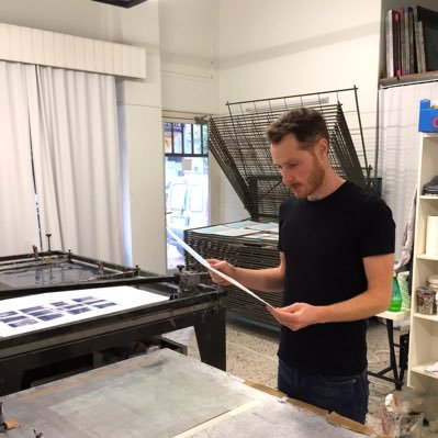 Artist and printmaker, working in London