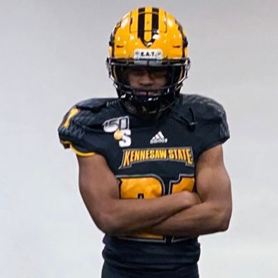 Kennesaw State RB 5’10” 185lbs. 2019 Mr. Football Award Winner. Blue Grey All-American. 4.53 laser 40. LETS EAT!!!!