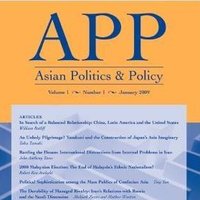 Asian Politics & Policy(@AsianPol) 's Twitter Profile Photo