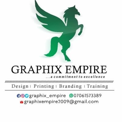 graphix_empire's profile picture. Graphics I Printing I Branding I Training