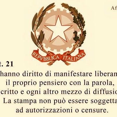 🇮🇹🧭🕯 un NO al pensiero unico e a chiunque sporchi l'onestà intellettuale