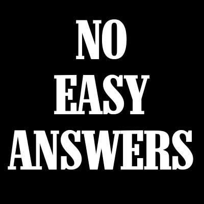 No Easy Answers is a Marxist podcast about politics, philosophy, and the human condition.  

Hosted by @realjulestaylor