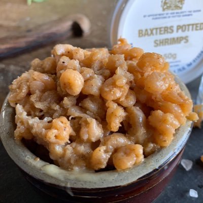 At Baxters of Morecambe we have been producing Morecambe Bay potted shrimps since 1880. 01524 410910