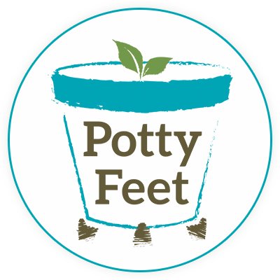 Our uniquely designed and multi-award winning Potty Feet #plantpotfeet are perfect for raising your plant pots off the ground.