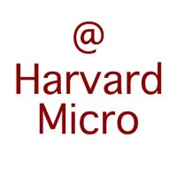 Harvard Micro (@harvardmicro) 's Twitter Profile