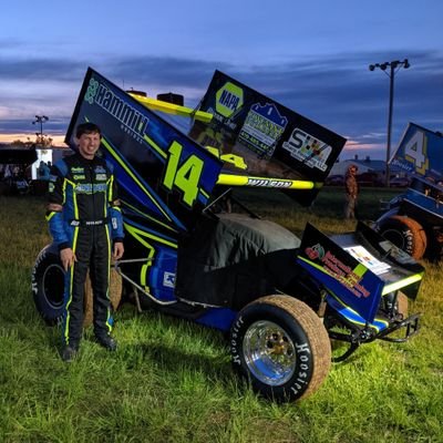 ChadWilson1431's profile picture. Kistler Engines, Mattress By Appointment Lima/Fremont, Napa, International Produce Training, Sharp Finishing, Berryman Racing Shocks #14 410 Sprint Car.