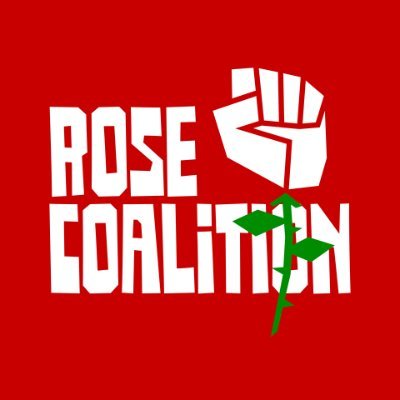 Previously @CoalitionRose 🌹 we're back! Here for that #UnitedLeft action 🤝 #DemExit #AutonomousSolidarity #BLM #M4A #GND #NotDying4WallStreet