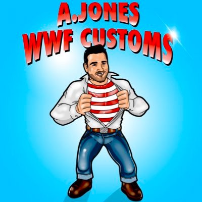 Customs of WWF Hasbro figures never released @a.joneswwfcustoms on Instagram. Dm for prices and commissions