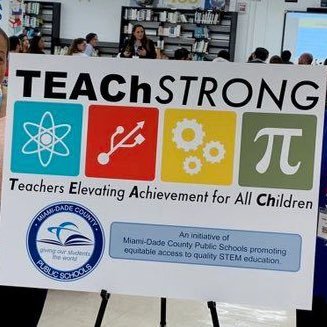 TEAChStrong is a STEM program focusing on training individuals with a Science & Math background to become teachers and impact academic achievement in M-DCPS.