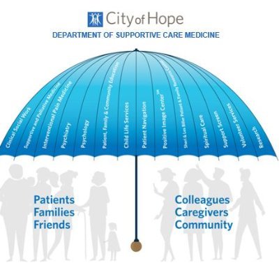 The Dept. of Supportive Care Medicine at City of Hope is an integrated, interdisciplinary team of supportive & palliative clinicians, services & programs.