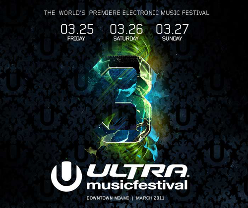 The world's premiere electronic music festival is back and for THREE days this year. In downtown Miami on March 25-March 27, 2011 for the event of a lifetime!