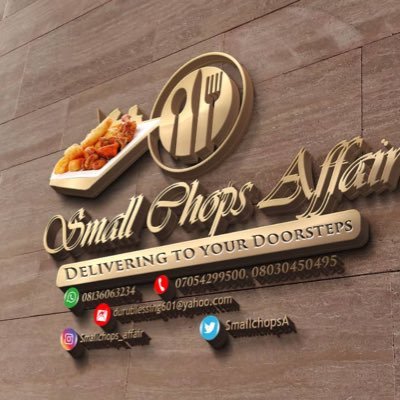 SmallchopsA's profile picture. smallchops we make really delicious and yummy snacks for all kinds of events #samosa #springroll #puffs and #chicken,call us now 📞08136063234 ,Location:Abuja