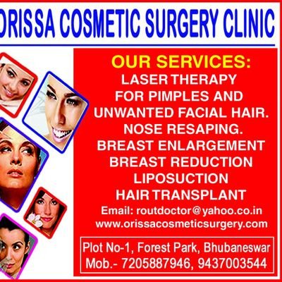 consultant plastic and cosmetic surgeon Kalinga br life hospital bhubaneswar
Director Orissa Cosmetic Surgery Clinic bhubaneswar.m.b.b.s,m.s,https://t.co/EyLJCdOxOm plastic