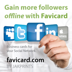 Business cards for your social network!
