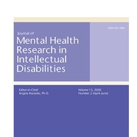 The Journal of Mental Health Research in Intellectual Disabilities, the official research journal of NADD, is an international, peer-reviewed interdisciplinary