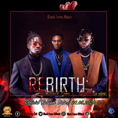 Future Culture Video
https://t.co/p3c6JuYc6l
Rebirth EP Out
Buy Now: https://t.co/eNctdPMlET…

Booking : blckfamemusic@gmail.com
WhatsApp: +237651923590