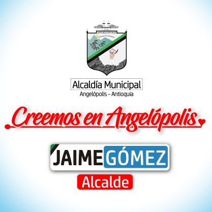 Administración Municipal Creemos en Angelópolis ❤
Jaime Alberto Gómez Gómez Alcalde