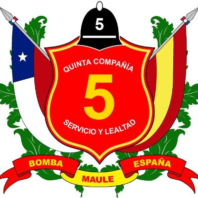 Quinta Compañia
Bomba España
Cuerpo de Bomberos de Maule.
Fund. 05 de Mayo de 2017