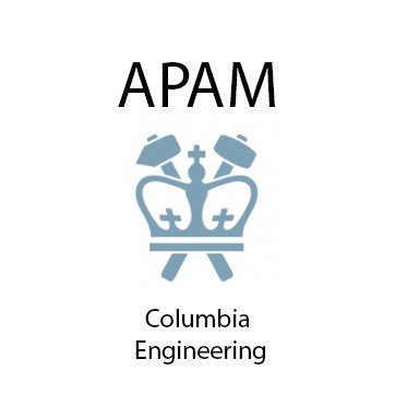 Applied Physics & Applied Mathematics (including Materials Science & Engineering) at Columbia University