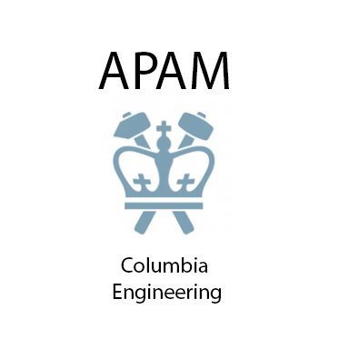 APAMMSECU's profile picture. Applied Physics & Applied Mathematics (including Materials Science & Engineering) at Columbia University