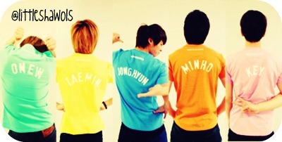 안녕 하세요, 친구들! This is a fanbase dedicated to 샤이니: 진기, 종현, 태민, 민호 and 키.Three admins: [FOUNDER] @one2thre3 , B and @dubulici0us!