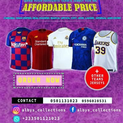 we deal in all kinds of football and NBA  kits of all sizes. We do delivery in all parts of the nation.