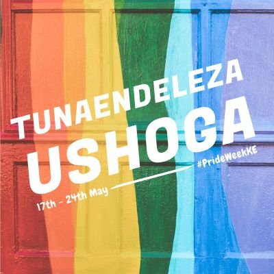 Happy Kenya Queer and Trans Pride Week! 
|
We're Kenyan. 🇰🇪  We're queer. 🏳️‍🌈 We're Proud of it! ❤️🧡💛💚💙💜
|
account ran by organisers of #PrideWeekKE