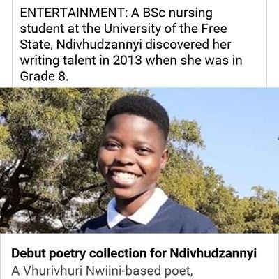 vhudza's profile picture. Student nurse💉
Poet❤️
Footballer ⚽
Ndi Vhudza Nnyi? clothing brand💣
Published author 🌈
@mutavhatsindi wa Ha Lambani, Ramalowa musina ndevhe a tshi vhona 🔥😍
