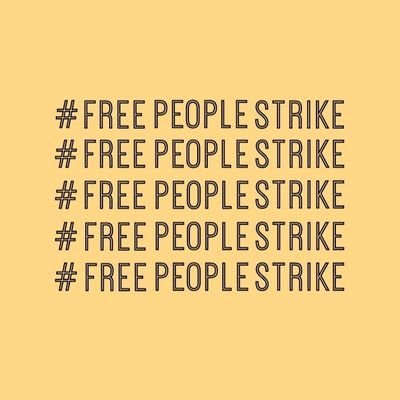 free people striking to free people #FreePeopleStrike #HungerStrike #FreeThemAll