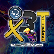 x3tBot is a bot for TeamSpeak is a service that offers a variety of tools for control, managing, monitoring and improve your experience with the voice software