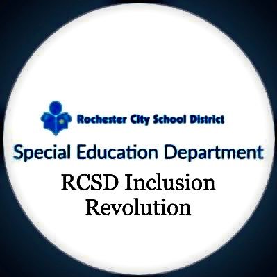 The official Twitter account of the Department of Special Education in the Rochester City School District. #RCSDInclusionRevolution