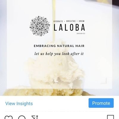 Laloba is a proudly SA perfected range of organic hair and beauty products.Hand-whipped unrefined shea butter & infusing essential oils to produce luxury 4 u.