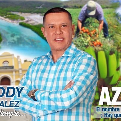 Alcalde de la ciudad de Azua. ¡El Mejor! @gruddy30 Azua, el nombre es la marca y hay que cuidarla. #EstamosCambiando👍