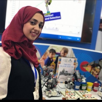مدرب دولي متقدم معتمد
TOT
عضو البورد الأمريكي للتدريب الاحترافي
ICF Life Coach
مدربة روبوت و ذكاء اصطناعي
مدربة ستيم معتمدة من STEM. Org