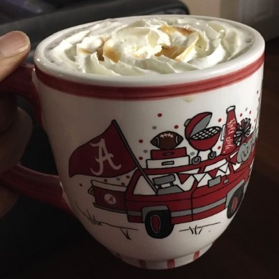 A good cup of coffee, a good book; now we can talk. Alabama and Georgia grad, so conflicted. Nah, Roll Tide! All day every day!
