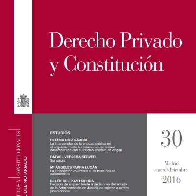 Derecho Privado y Constitución, una revista del @cepcgob