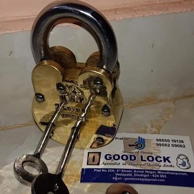 DindigulGood's profile picture. good lock dindigul Lock manufacturer
