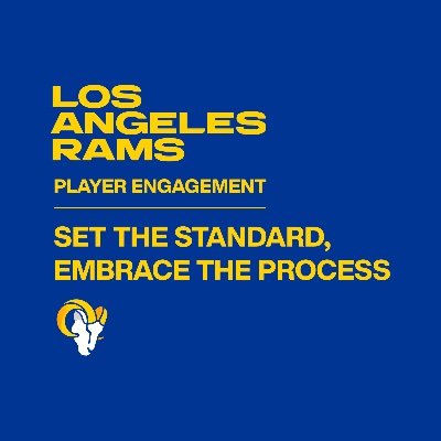 Official Twitter account of the Los Angeles Rams Player Engagement program.