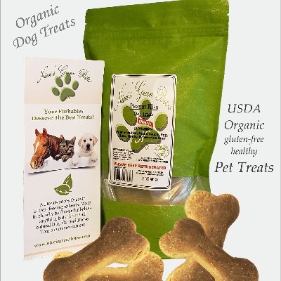 Nieci's Green Bites- Organic Treat Shop with 100% Organic gluten-free, preservatives-free healthy Dog and Cat Treats even you can eat.