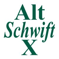 Alt Schwift X (@altschwiftx) 's Twitter Profile Photo Alt Schwift X (@altschwiftx) 's Twitter Profile Photo