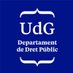 Departament de Dret Públic - UdG (@dretpublicudg) Twitter profile photo Departament de Dret Públic - UdG (@dretpublicudg) Twitter profile photo