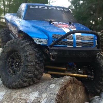 rock crawling and building on the rc track