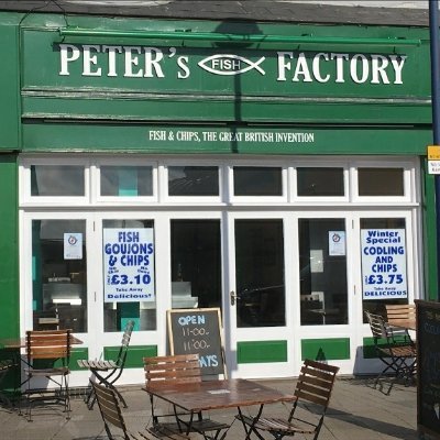 Popular fish and chip shop located near Ramsgate beach and harbour.