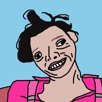 paintful_tings's profile picture. Celebs drawn painfully in MS Paint 😎🎨