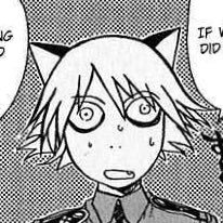 schrodinger420_'s profile picture. I make dumb headcannons about a German cat child from an anime.